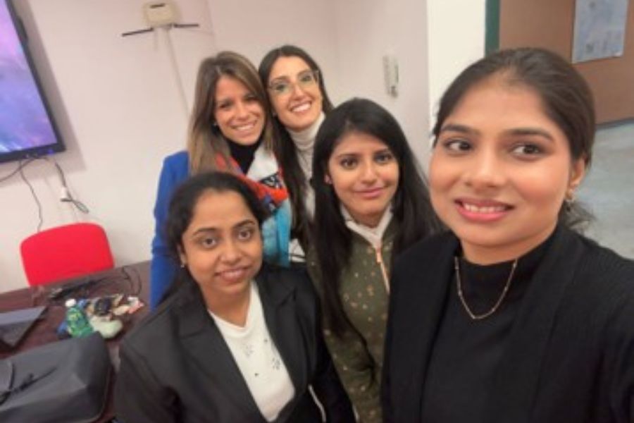 Students of NSHM Kolkata attending Certificate Course related classes at University of Naples Federico II, Italy