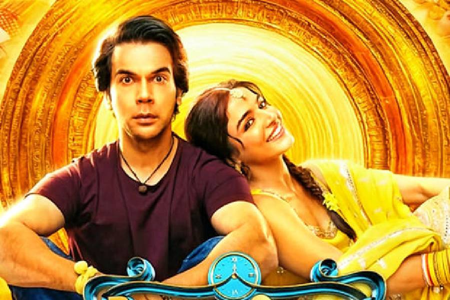 Wamiqa with Rajkummar Rao in Bhool Chuk Maaf, releasing in theatres on May 9