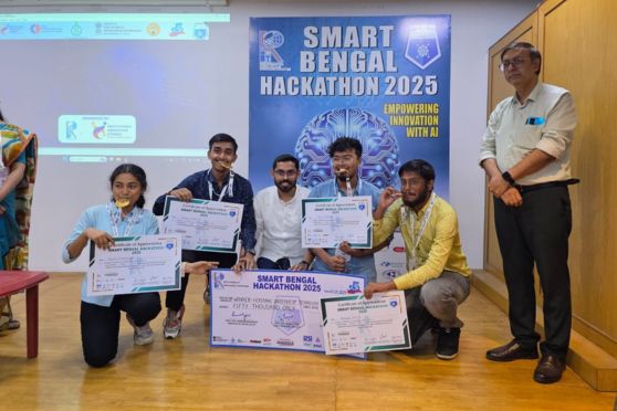 1st Prize Winning Team for SBH-Senior from the Heritage Institute of Technology