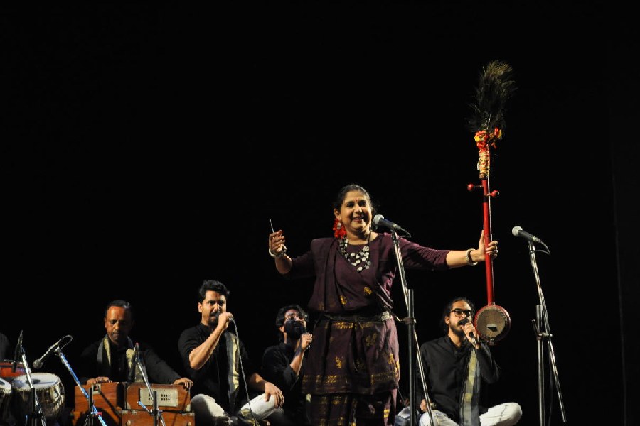 A Pandavani performance by Sima Ghosh