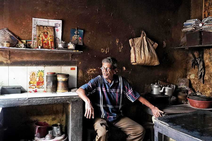 Ashish Banerjee minds the shop