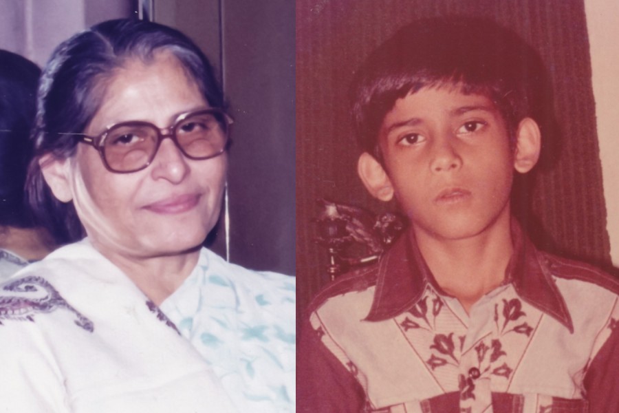 Siddhartha Paul and his mother Pratima Paul