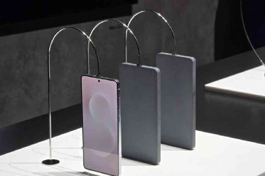Front view of Samsung Galaxy S25 Edge. Picture: Mathures Paul
