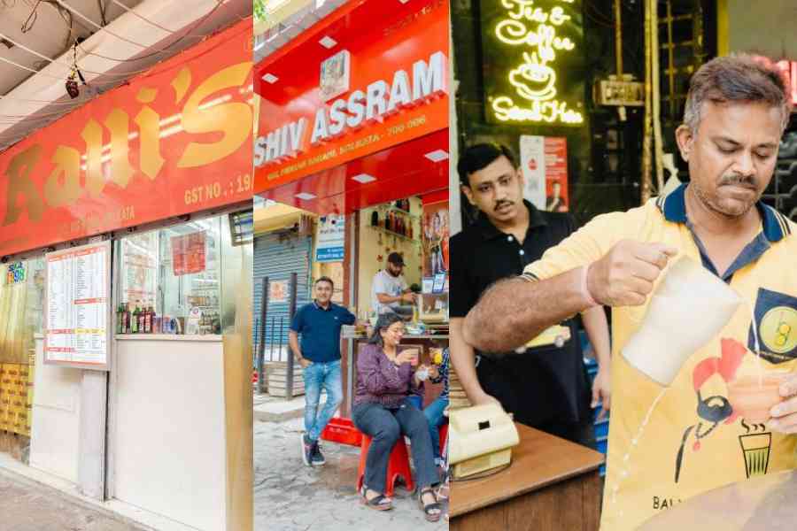Ralli's, The author at Shiv Assram, Balwant Singh's Eating House
