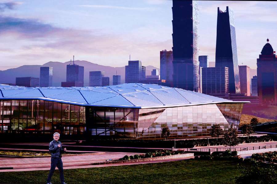 Jensen wants his company's new overseas headquarters to be built in Taipei's Beitou Shilin area