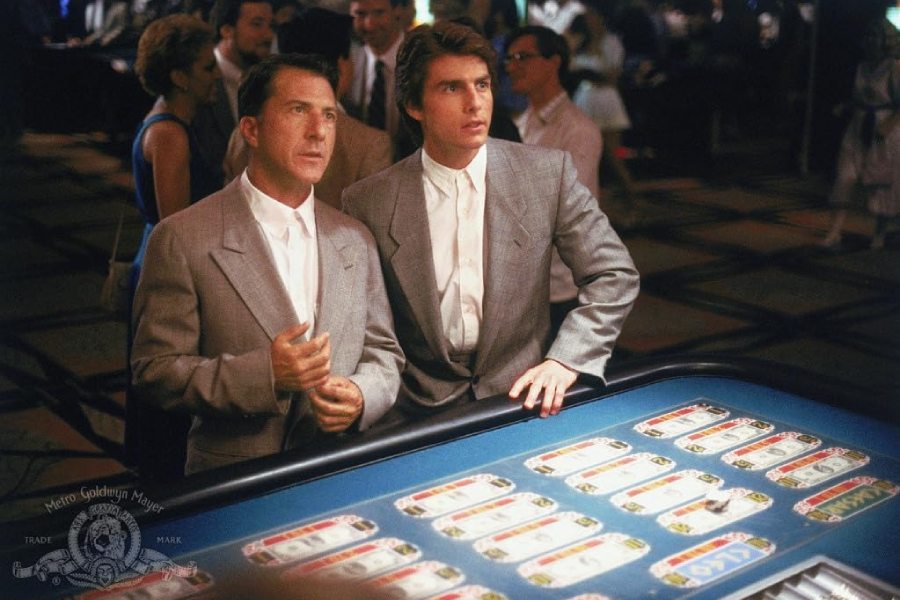 Tom Cruise and Dustin Hoffman in 'Rain Man'