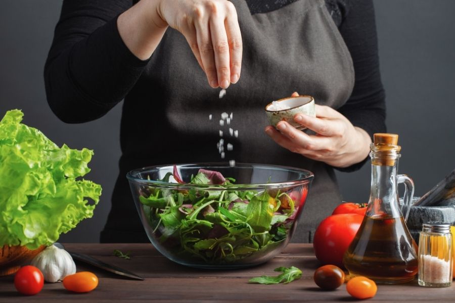 Even a small pinch of iodised salt daily, perhaps added to salads after cooking, can go a long way, say nutritionists