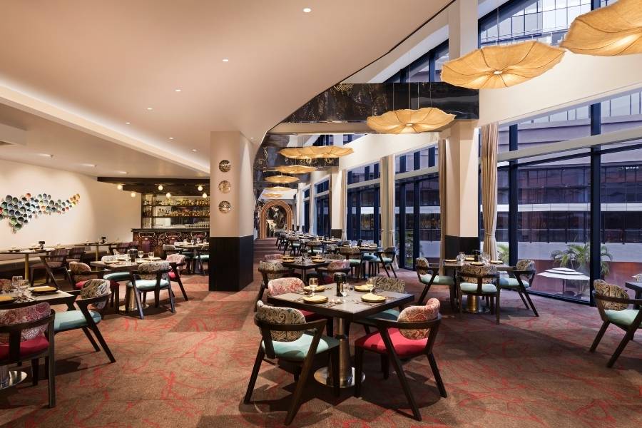 The lounge and public areas of a hotel are usually the busiest. Adopting sustainability here means managing both energy consumption and material usage