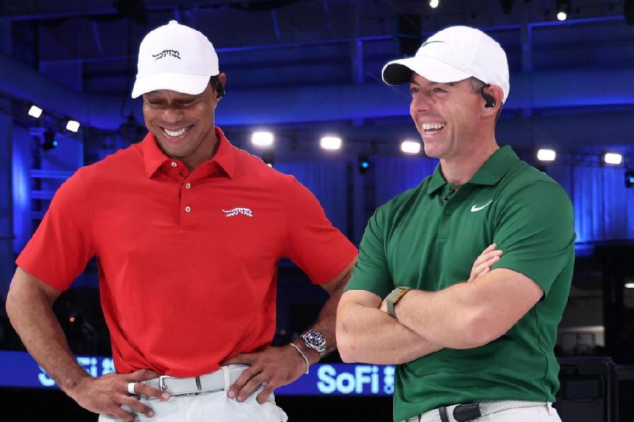 TGL co-founders Tiger Woods and Rory McIlroy