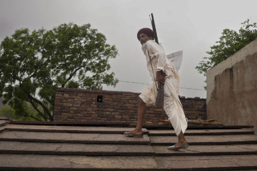 Sampatti Devi’s husband Jagdish, who gave up arms and started farming