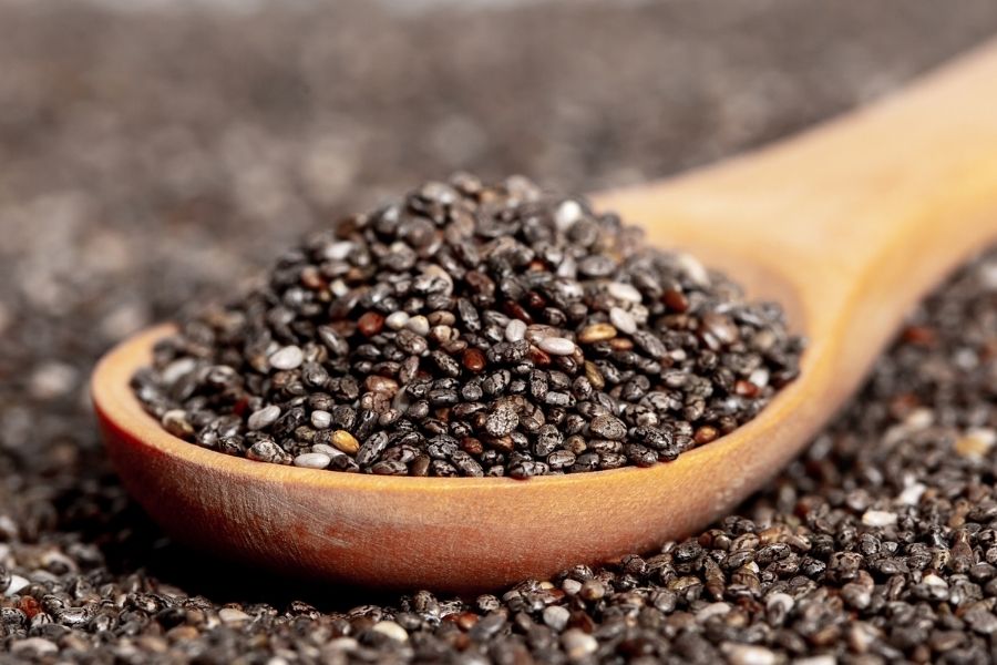 Green tea or chia seeds are very good for weight loss, but should be taken in a proper quantity