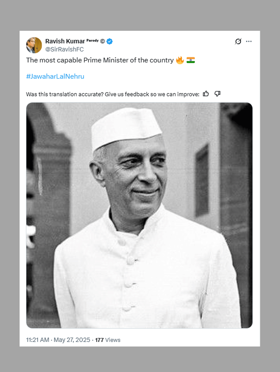  Ravish Kumar offers homage