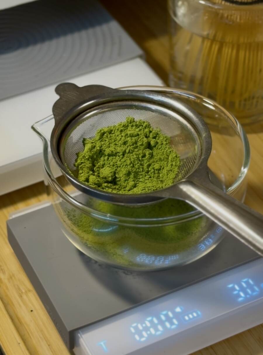 Matcha is powdered tea leaves and the best comes from the youngest leaves