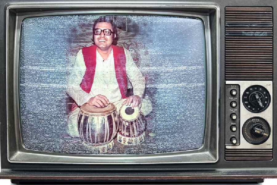RHYTHM KEEPER: Sanjay Mukherjee’s tabla has regaled DD viewers for decades.