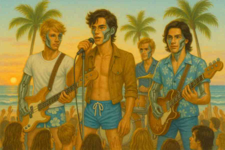 As AI music generators like Suno and Udio make it easy to churn out passable music, streamers like Spotify are getting flooded with AI-generated content.              Picture: AI generated