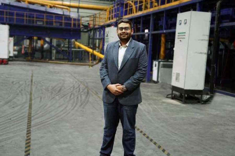 Akhilesh Bagaria, founder of NavPrakriti, which recycles batteries