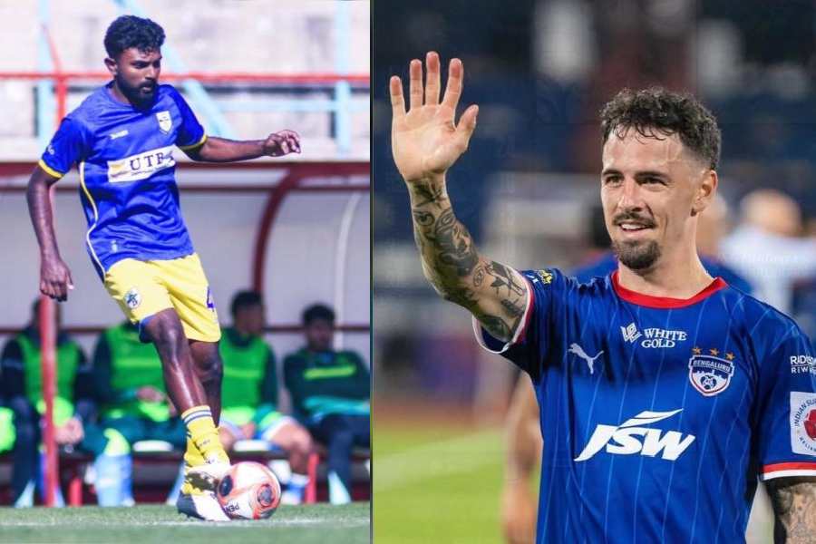 Abneet Bharti and (right) Ryan Williams. 