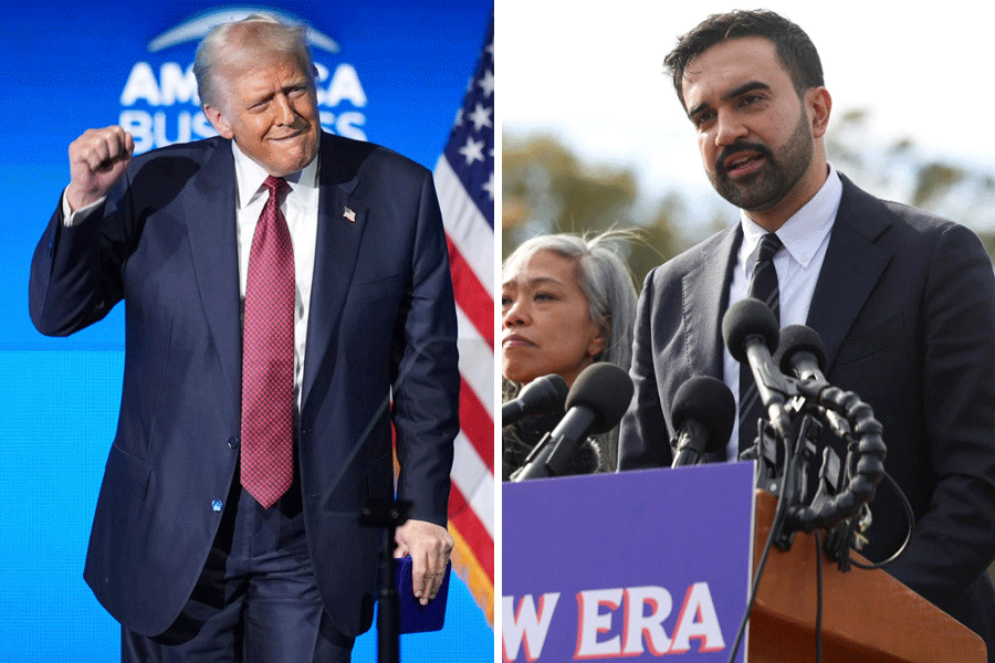 Donald Trump and Zohran Mamdani