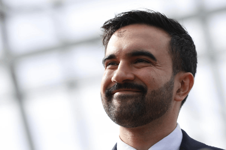 New York City mayor-elect Zohran Mamdani smiles while taking questions during a news conference in the Queens borough of New York, Wednesday, Nov. 5, 2025.
