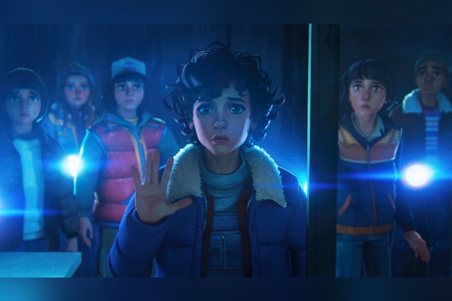 A still from ‘Stranger Things: Tales From ’85’