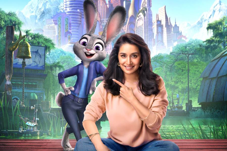 Shraddha Kapoor alongside Judy Hopps from 'Zootopia 2