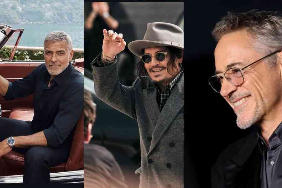 GEORGE CLOONEY, JOHNNY DEPP, ROBERT DOWNEY JR