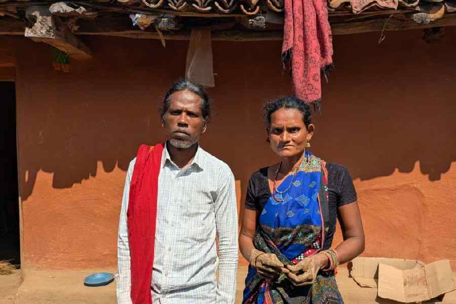 Bhalu Rout and wife Prabati Rout