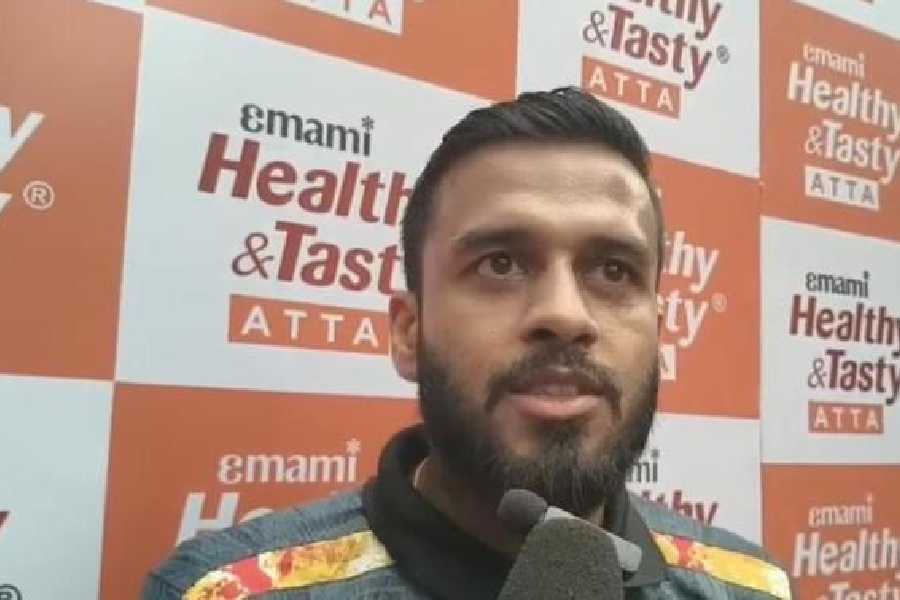 East Bengal’s Souvik Chakrabarti. 