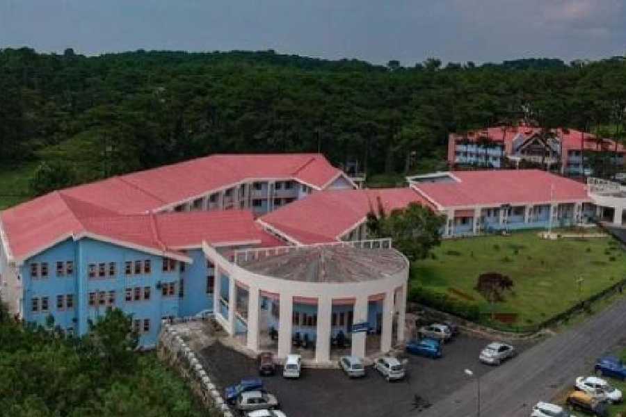 The NEHU campus in Shillong. 