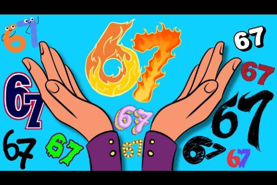 If every child starts saying ‘bazinga' from Big Bang Theory, should Young Sheldon be banned? It’s a similar case for ‘6-7’. Illustration: The Telegraph