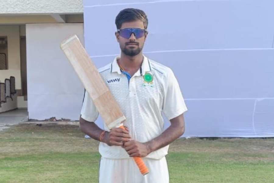 Meghalaya cricketer Akash Choudhary.
