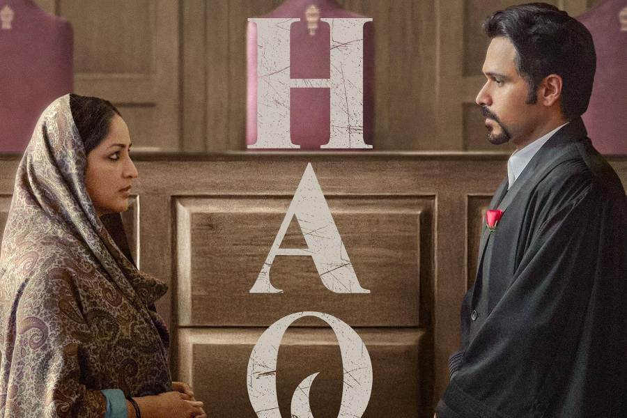 A poster of ‘Haq’