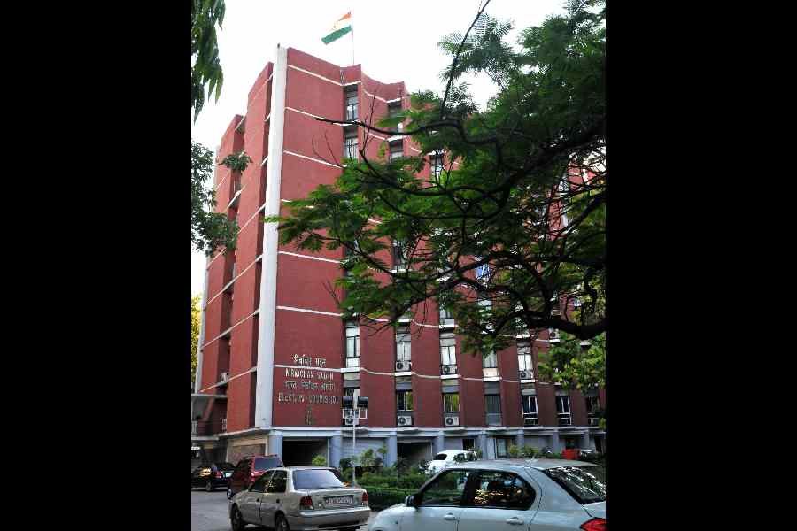 Election Commission of India's office Nirvachan Sadan in New Delhi.
