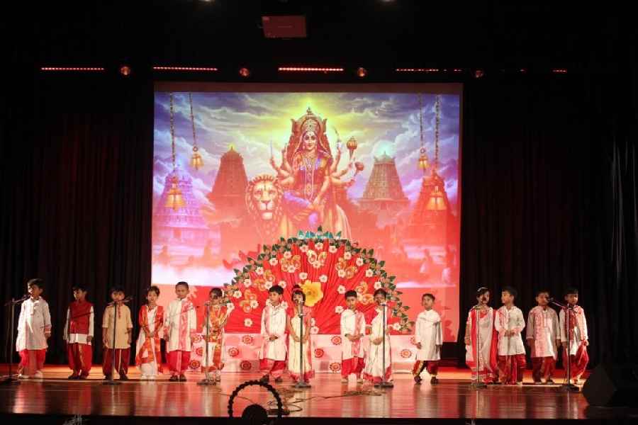 A cultural performance, Samanvyay, hosted by the tots of Delhi Public School (Joka), South Kolkata