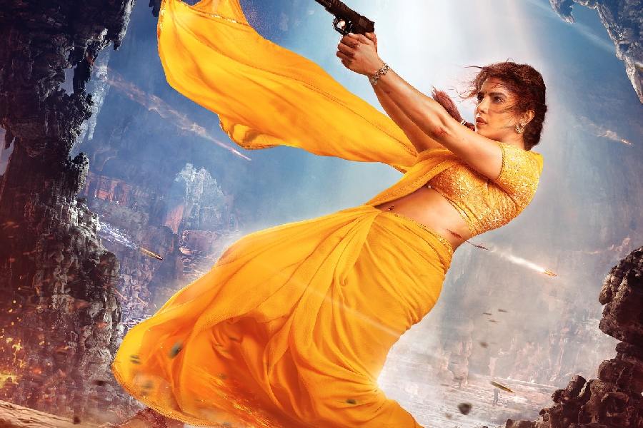 First-look character poster of Priyanka Chopra from ‘Globe Trotter’