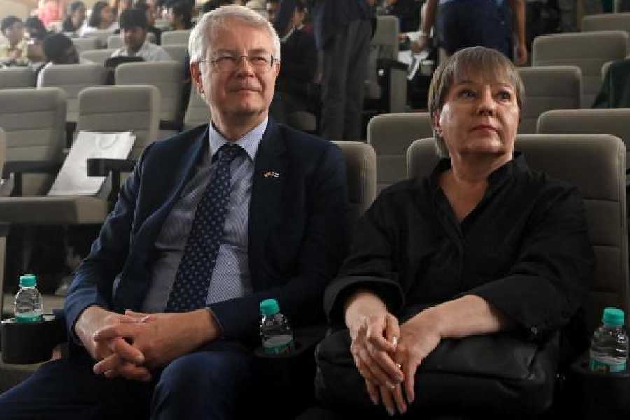 Kimmo Lahdevirta, Ambassador of Finland, in Calcutta on Thursday.