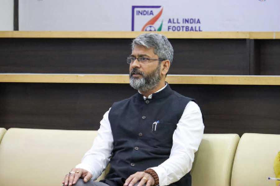 AIFF president Kalyan Chaubey.  