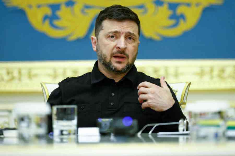 Volodymyr Zelensky. (Reuters)