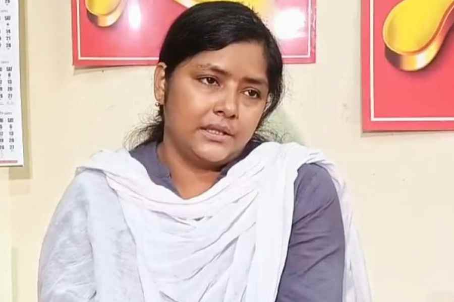 CPM central committee member Minakshi Mukherjee in Cooch Behar on Friday.