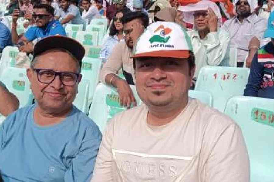 Alap Ukil with his father