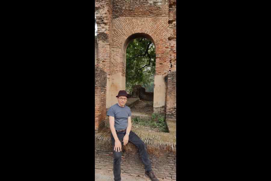 Graphic novelist Joe Sacco in Lucknow.