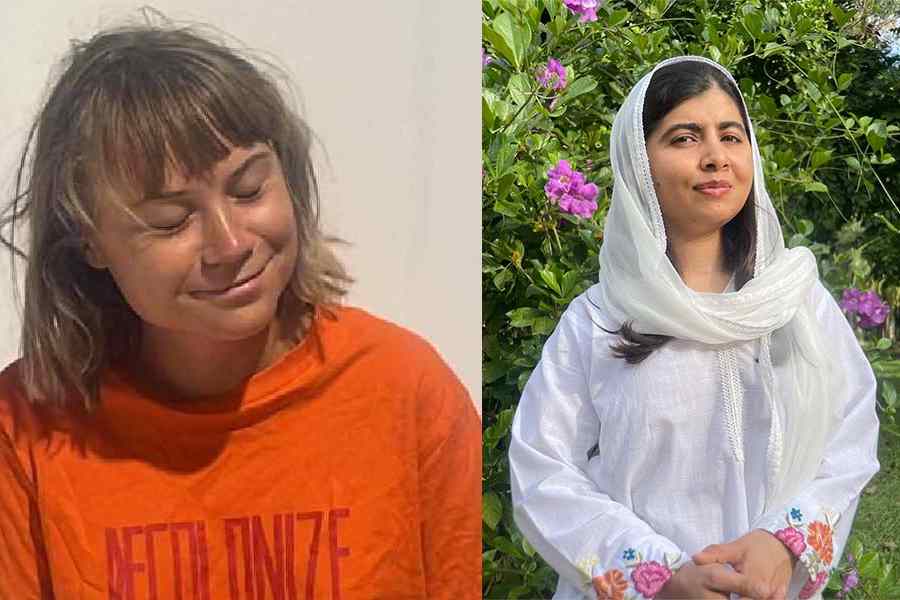 Greta Thunberg (left) and Malala Yousafzai