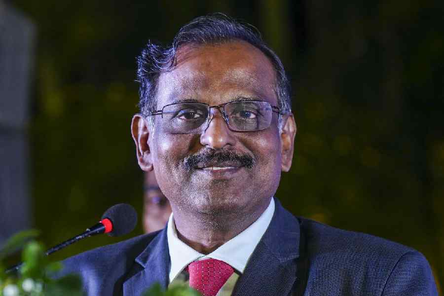 ISRO Chairman V. Narayanan.