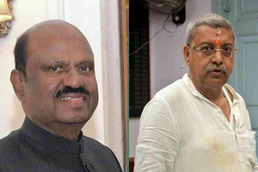 CV Ananda Bose, Kalyan Banerjee. File pictures