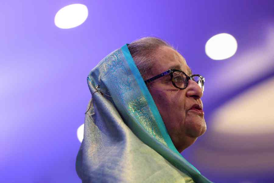 Bangladesh former Prime Minister Sheikh Hasina.