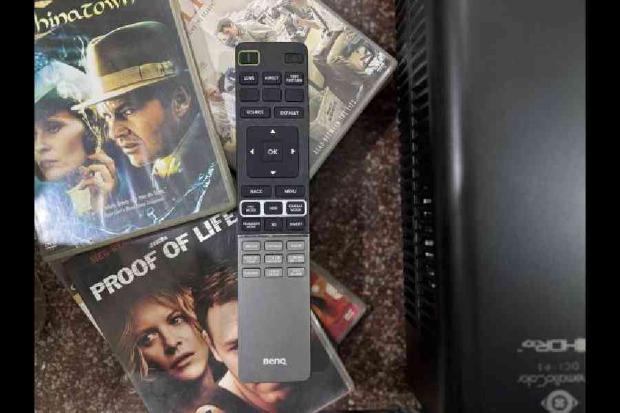 The remote is backlit and sturdy