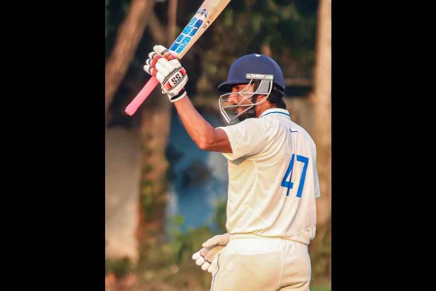 Shahbaz Ahmed in Kalyani on Monday.