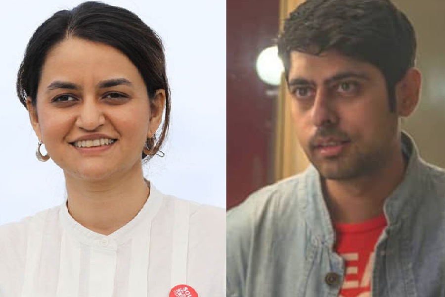 (left to right) Payal Kapadia, Varun Grover