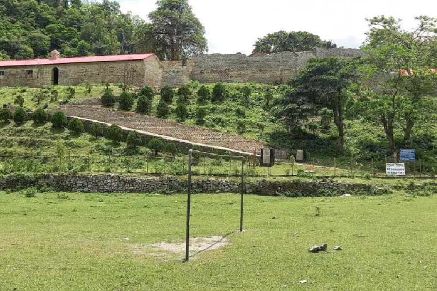 The Buxa Fort in the Buxa Hill, Alipurduar.