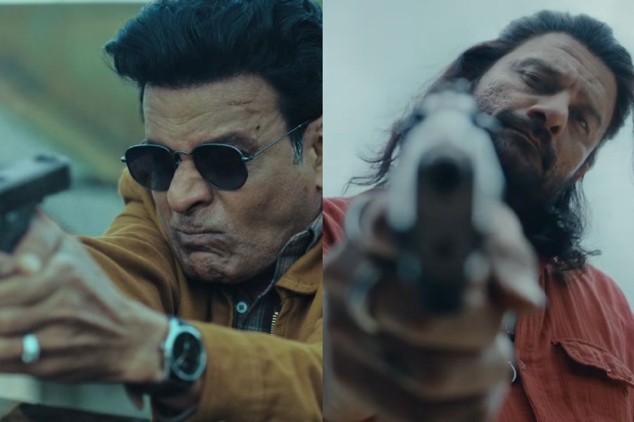 Manoj Bajpayee and Jaideep Ahlawat in 'The Family Man' Season 3